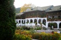 Caciulata, Romana, 09th of April 2019: Cozia Monastery, erected close to CÃÆlimÃÆneÃâ¢ti